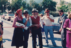 Prevuć  kod svadbe hižnoga para Kolonovits 1985.