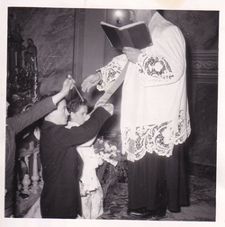 Priseg Justina i Wilhelm Derkics 1957.