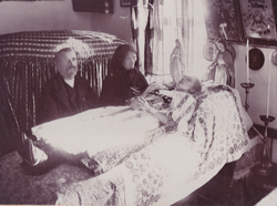 Elisabeth Grandits na smrtnoj stelji 1934.