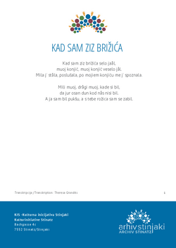 Kad sam ziz brižića 1975.		